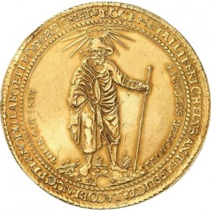 Реверс монеты Брауншвейг-Вольфенбюттель, 2 талера, 1625, Золото