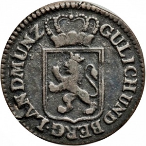 Аверс монеты Герцогство Берг, 3 штюбера, 1792-1794