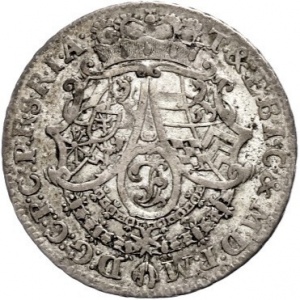 Аверс монеты Герцогство Берг, 8 альбусов, 1738