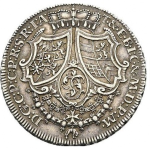 Аверс монеты Герцогство Берг, ⅔ талера, 1738