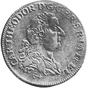 Аверс монеты Герцогство Берг, 1 талер, 1771