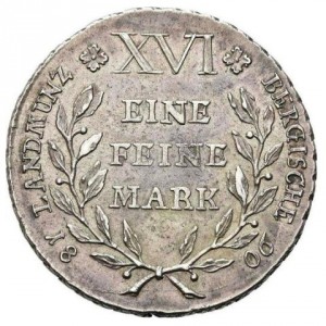 Реверс монеты Герцогство Берг, 1 талер, 1805-1806