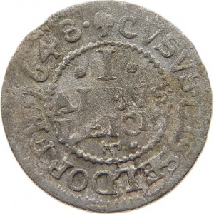Реверс монеты Герцогство Берг, 1 альбус, 1648