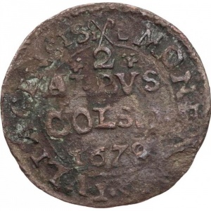 Реверс монеты Герцогство Берг, 2 альбуса, 1674-1679