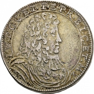 Аверс монеты Герцогство Берг, ⅔ талера, 1689-1691