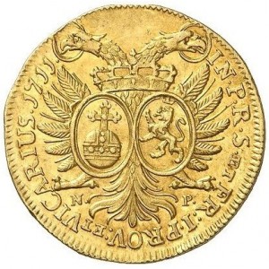 Реверс монеты Герцогство Берг, 2 дуката, 1711