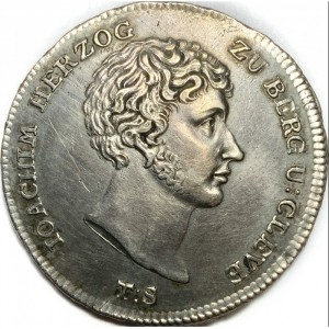 Аверс монеты Герцогство Берг, 1 талер, 1806