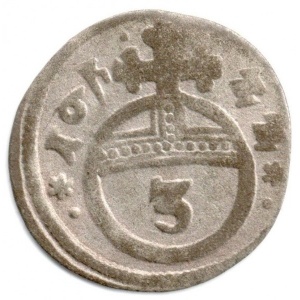 Реверс монеты Город Хильдесхайм, 3 пфеннига, 1622-1638