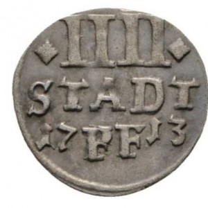 Реверс монеты Город Хильдесхайм, 4 пфеннига, 1691-1733