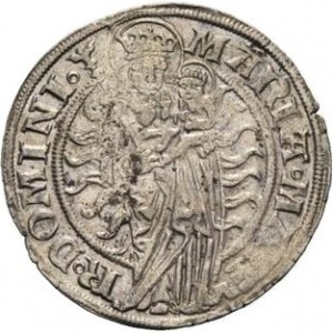 Реверс монеты Город Хильдесхайм, 1 мариенгрош, 1534-1552