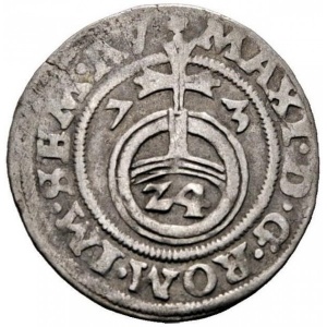 Реверс монеты Город Хильдесхайм, 1/24 талера, 1573