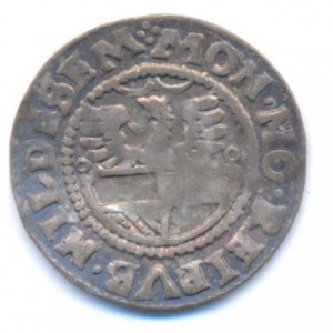 Аверс монеты Город Хильдесхайм, 1/24 талера, 1589-1593