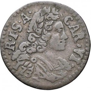 Аверс монеты Мантуя, 5 сольдо, 1732-1736