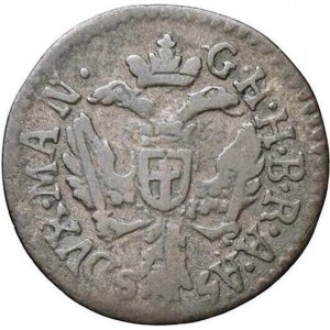 Реверс монеты Мантуя, 5 сольдо, 1732-1736