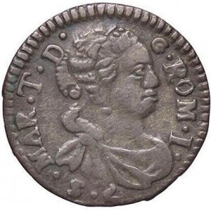 Аверс монеты Мантуя, 5 сольдо, 1750-1755