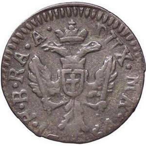 Реверс монеты Мантуя, 5 сольдо, 1750-1755