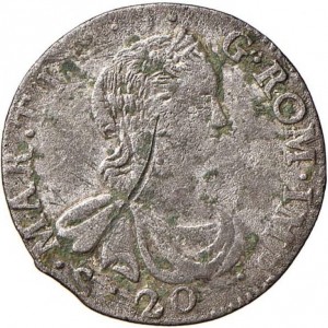 Аверс монеты Мантуя, 20 сольдо, 1750-1755