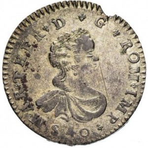 Аверс монеты Мантуя, 40 сольдо, 1757-1758