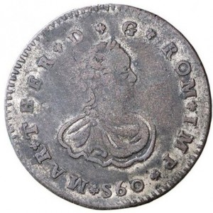Аверс монеты Мантуя, 60 сольдо, 1757-1758