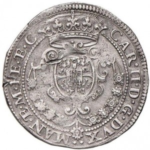 Аверс монеты Мантуя, ¼ дукатона, 1664