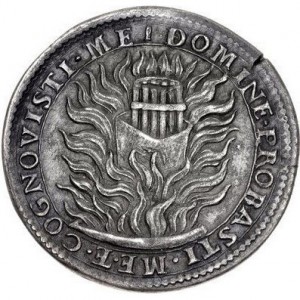 Реверс монеты Мантуя, ½ скудо, 1629
