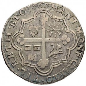 Реверс монеты Мантуя, 1 скудо, 1666
