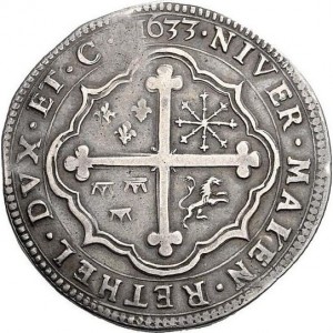Реверс монеты Мантуя, 1 талер, 1633