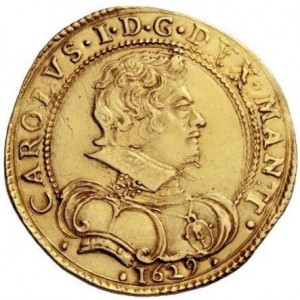 Аверс монеты Мантуя, 2 доппии, 1629-1636