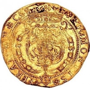 Реверс монеты Мантуя, 2 доппии, 1637