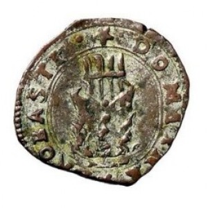 Реверс монеты Мантуя, 1 кваттрино, 1484