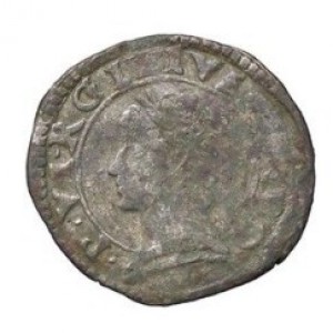 Аверс монеты Мантуя, 1 сесино, 1519, Пегас на реверсе