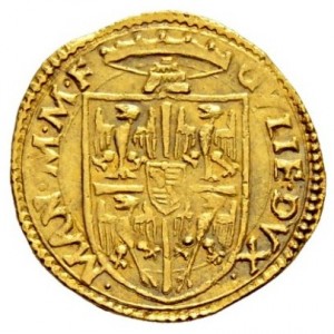Аверс монеты Мантуя, ½ скудо, 1550