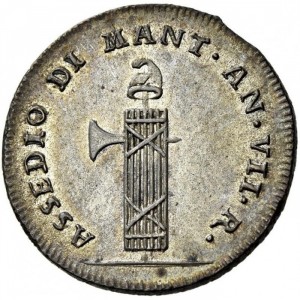 Аверс монеты Мантуя, 5 сольдо, 1799