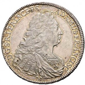 Аверс монеты Княжество Шварценберг, 1 талер, 1729