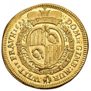 Реверс монеты Княжество Шварценберг, 1 дукат, 1693-1695