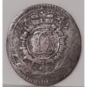 Аверс монеты Герцогство Вюртемберг, 1 крейцер, 1744-1745