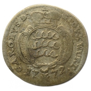 Аверс монеты Герцогство Вюртемберг, 1/48 талера, 1767-1792