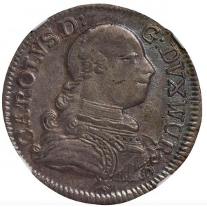 Аверс монеты Герцогство Вюртемберг, 15 крейцеров, 1746-1760