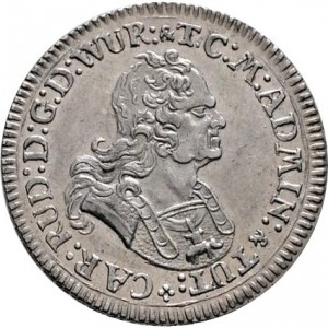 Аверс монеты Герцогство Вюртемберг, ⅓ талера, 1737