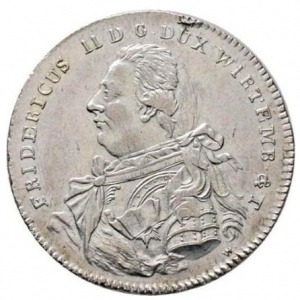 Аверс монеты Герцогство Вюртемберг, 20 крейцеров, 1798-1799