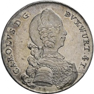 Аверс монеты Герцогство Вюртемберг, 1 талер, 1748