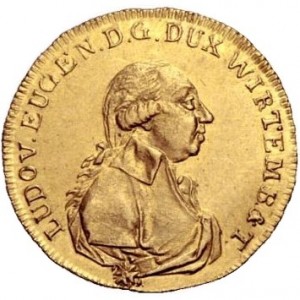 Аверс монеты Герцогство Вюртемберг, 1 дукат, 1794
