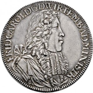 Аверс монеты Герцогство Вюртемберг, 1 талер, 1680