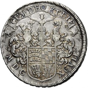 Реверс монеты Герцогство Вюртемберг, 1 талер, 1697