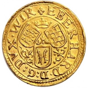 Аверс монеты Герцогство Вюртемберг, ½ дуката, 1658