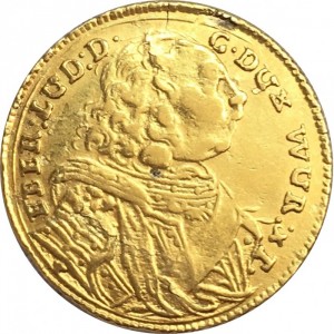 Аверс монеты Герцогство Вюртемберг, ¼ каролина, 1731-1733