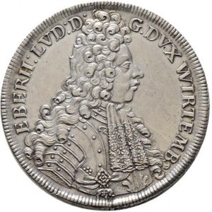 Аверс монеты Герцогство Вюртемберг, 2 талера, 1697
