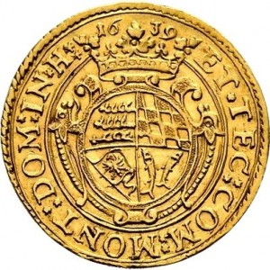 Реверс монеты Герцогство Вюртемберг, 1 дукат, 1639-1669