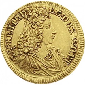 Аверс монеты Герцогство Вюртемберг, 1 дукат, 1694-1696