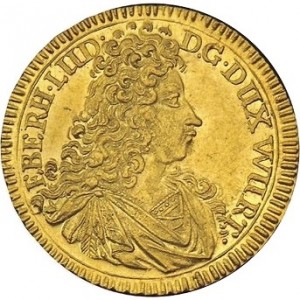 Аверс монеты Герцогство Вюртемберг, 1 дукат, 1732-1733